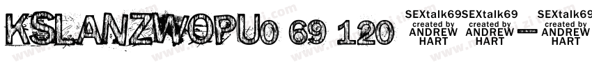 KSLANZWOPU0 69 120 字体字体转换